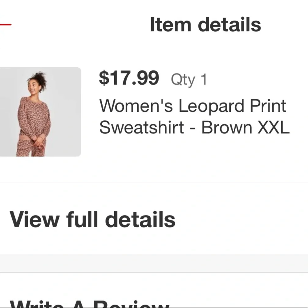 Leopard print sweat pants and sweatshirt - Picture 3 of 4
